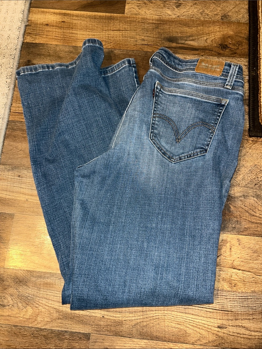 Levi's 529 Women's Medium Blue Curvy Bootcut Jeans